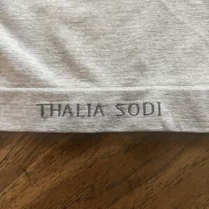 Thalia Sodi Grey compression shape-wear Shorts, Size Large